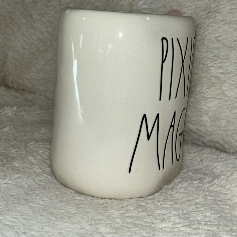 Rae Dunn Disney Pixie Magic Mug Tinker Bell Pink Handle - Picture 10 of 11